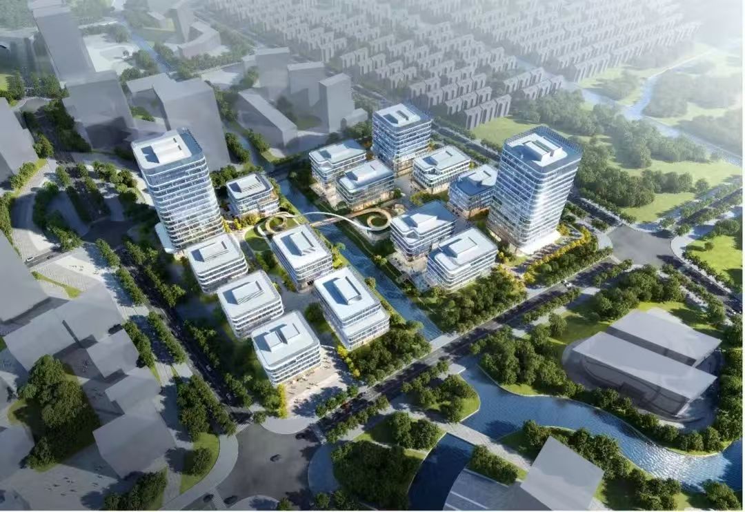 騰暉無人塔吊落地中交集團(tuán)無錫旌陽湖科創(chuàng)園項目